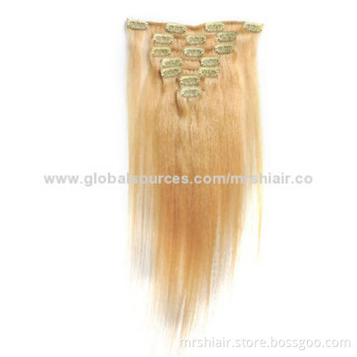 20-inch 70g Straight 7 Pieces Set 100% Brazilian Remy Clip in Hair
